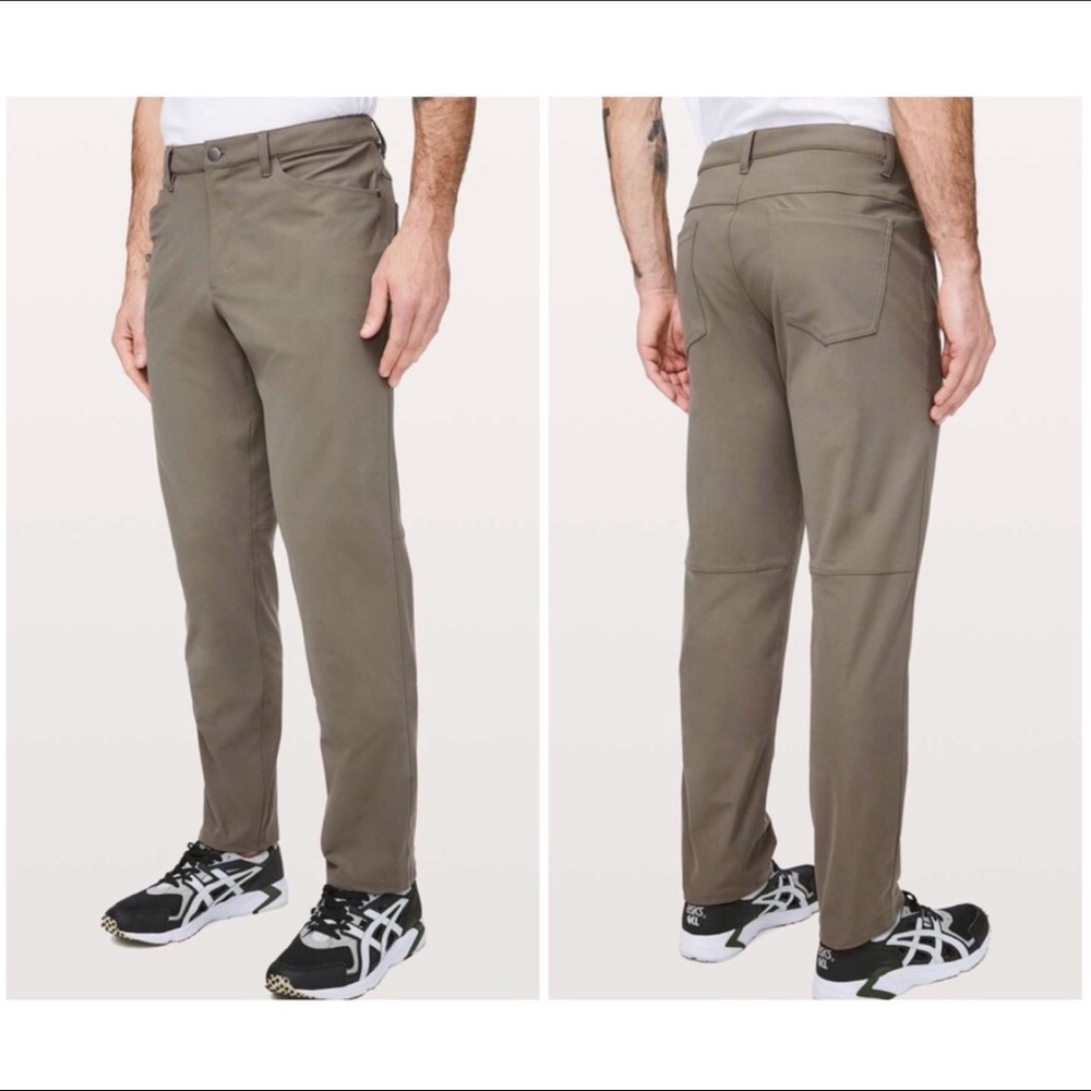 Lululemon sz 34 Mens ABC pants - Nomad (tan)